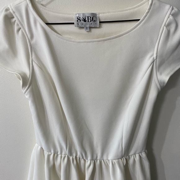 Sabo Skirt Heart Back Dress - White/cream - Picture 5 of 11